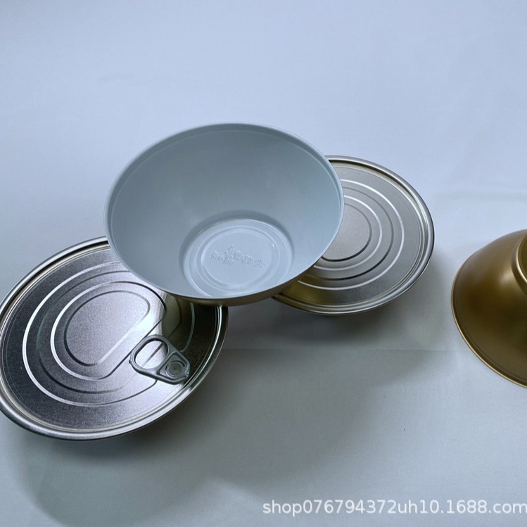 D125x57mm马口铁两片罐可封装预制菜红烧肉速食粥食品包装密封罐