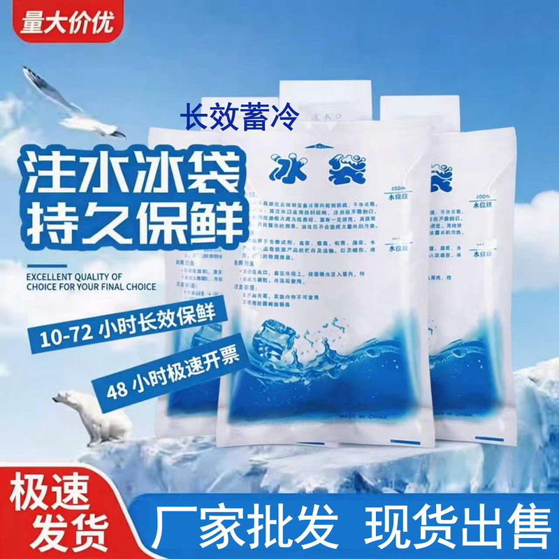 Water-Filled Thickened Disposable Ice Packs Wholesale Portable Foldable Self-Sealing Ice Packs for Delivery and Cold Chain Use Water-Filled Thickened Disposable Ice Packs Wholesale Portable Foldable Self-Sealing Ice Packs for Delivery and Cold Chain Use