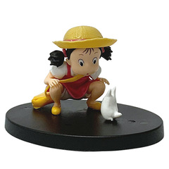 宮崎駿トトロシリーズトトロと小梅草壁梅可愛い手作り置物アニメモデルグッズプレゼント