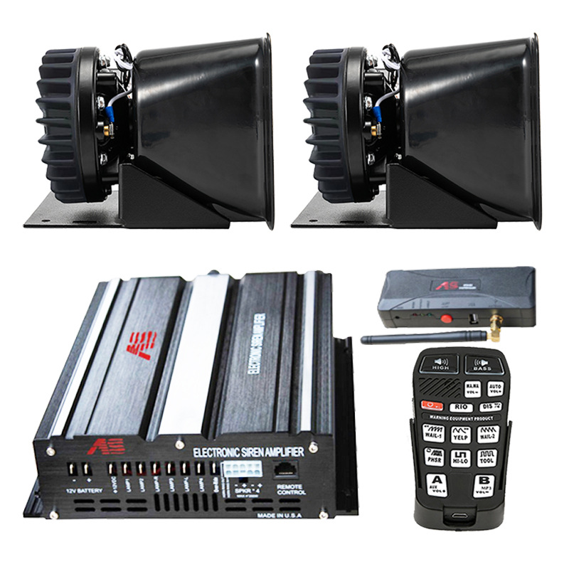 Wireless siren horn amplifier, loudspeaker, high-frequency speaker, 600W alarm, A10R5 + stainless steel horn