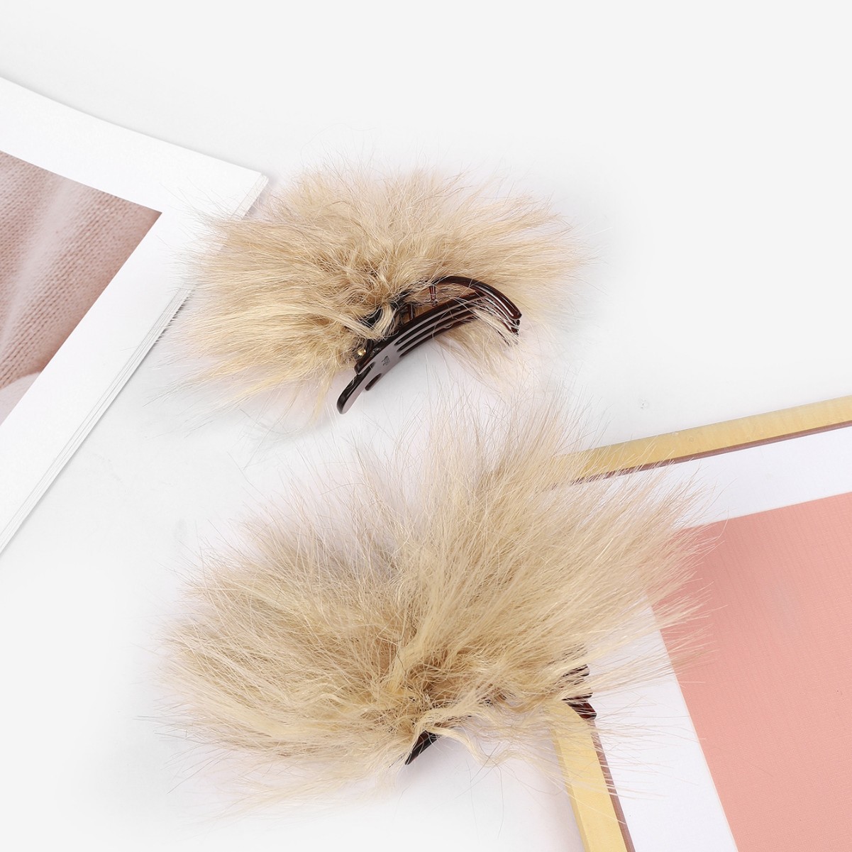 Perucas europeas y americanas cortas agarrar clip de caballo mujer corto cabello rizado ajustable cabello cola de caballo esponjosa