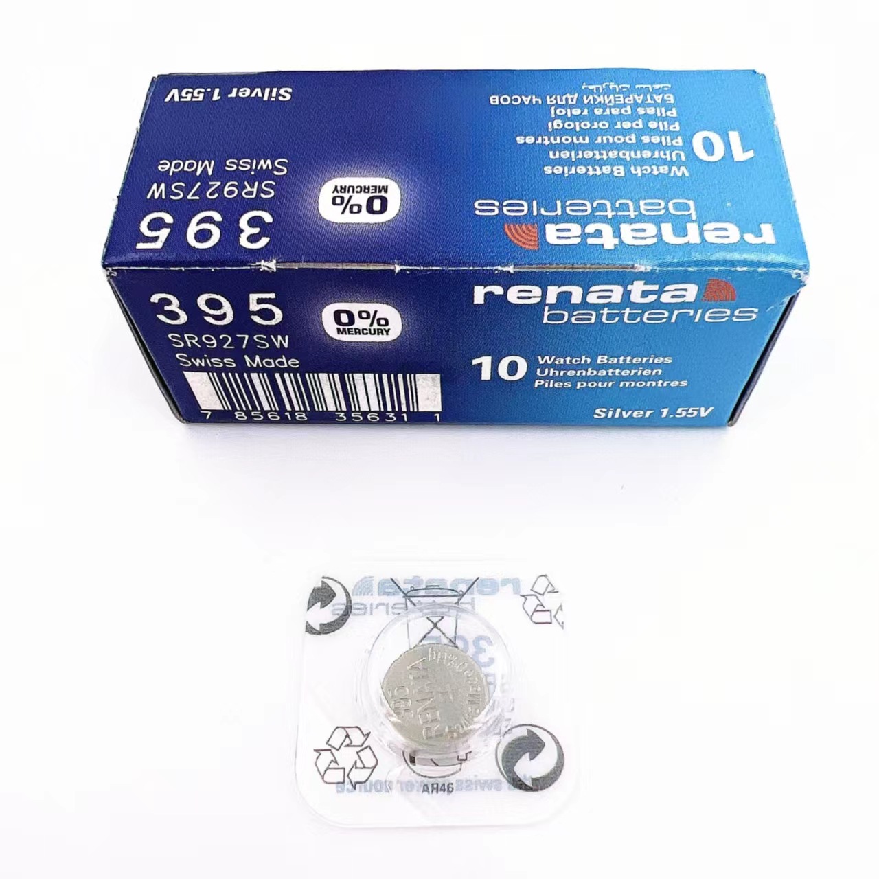 瑞士renata 395 SR927SW 927 手表电池 1.55v 纽扣电池 1粒价格