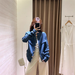 早秋人气王！老钱调小众肌理感牛仔小香外套H型夹克衫25女G082511