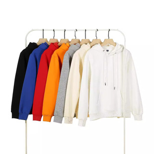 Qilin Clothing [Customized Model] Men's Clothing, Contracted Materials, Trendy Brand Sweatshirts, Drawing and Proofing Work Team Uniforms