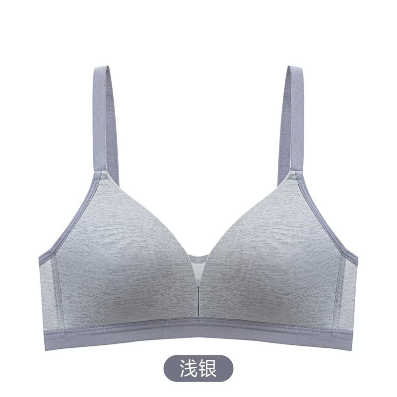 Comercio exterior transfronterizo simple sin marca ropa interior pequeño pecho sin anillo de acero respirado delgado sujetador de mujer 7828# en stock