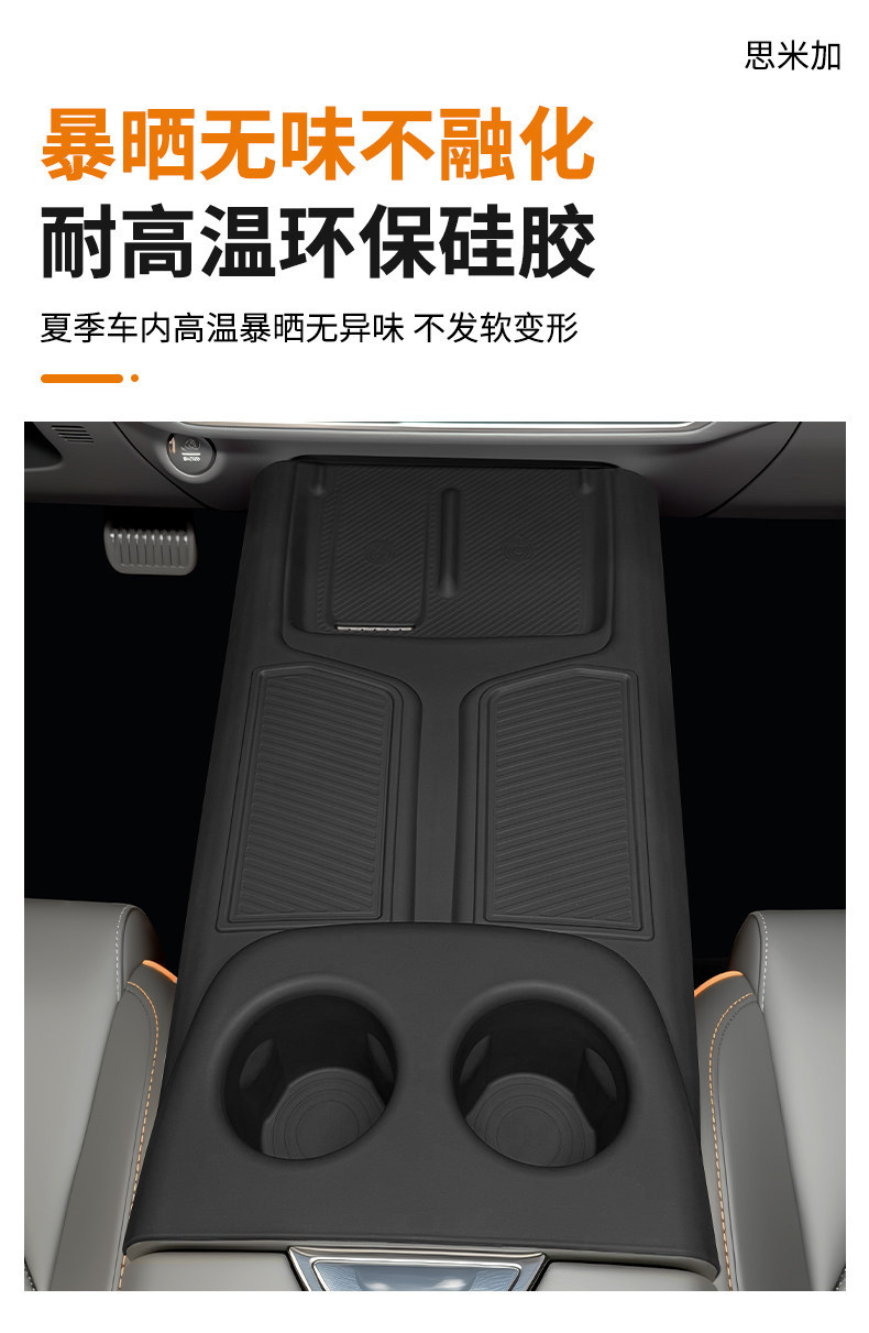 Suitable for 26 models of Changan UNI-Z, silicone protective mat for the central control panel, door window lift panel protective film, modification accessories