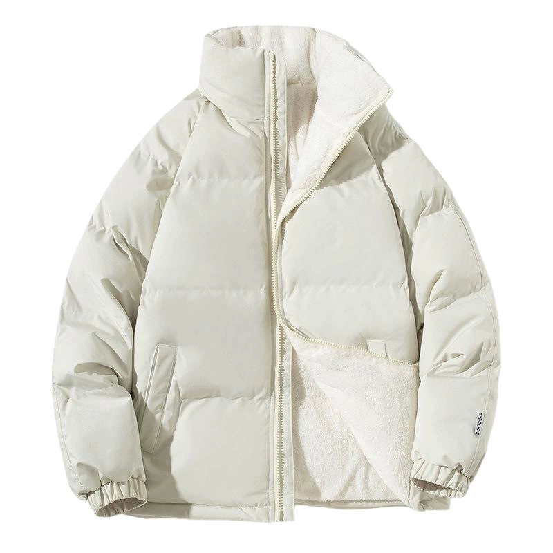 Мужской пуховик оверсайз, утолщённый, с флисовой подкладкой, M–4XL