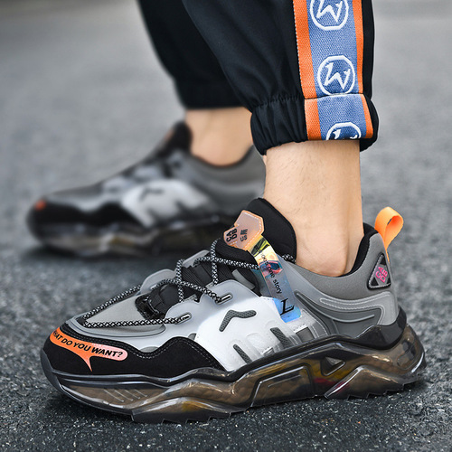 New Men's Low-Top Dad Shoes, New Style Sports Shoes, New Colors Running Shoes, Fashion Mesh