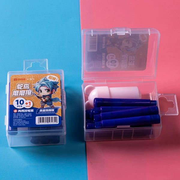 10 pieces of Crystal Blue 1301 (1 pencil polisher included)