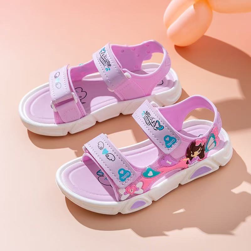 2026 sandalias para niños nuevos zapatos para niños pequeños y medianos, sandalias de moda de fondo suave, sandalias de moda de dibujos animados al por mayor image 3