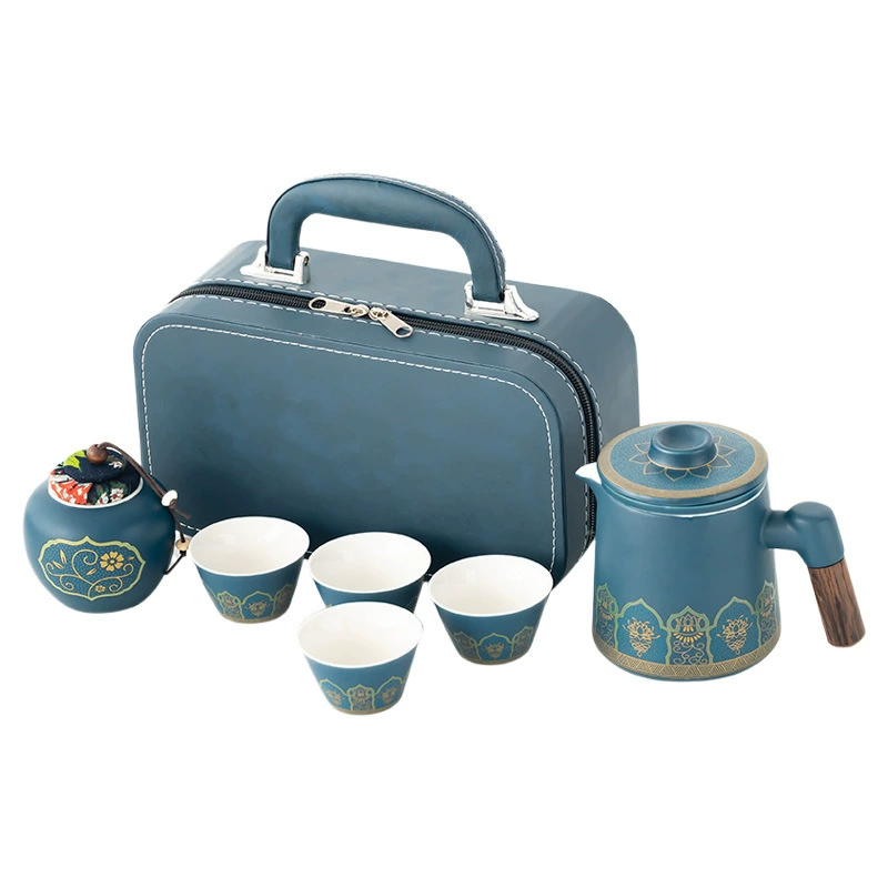 Travel handheld tea set for traveling, Birthday gift