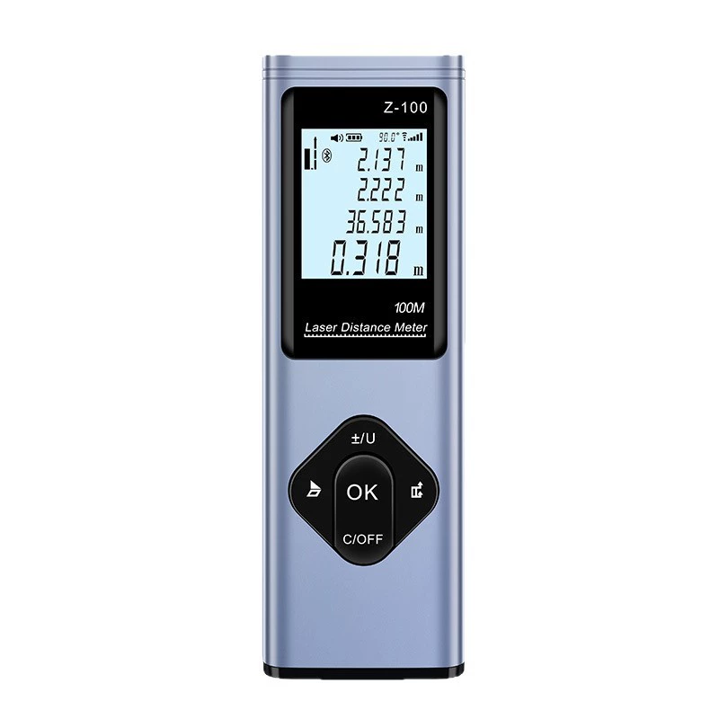 振兵 Wholesale Green Light Distance Meter Bluetooth Electronic Ruler CAD Drawing Measurement Room Instrument Laser Surveying and Mapping Distance Meter