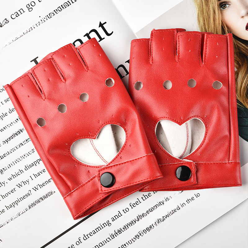 Prestatiehandschoenen Paaldansen Dames Dames Halfvinger Hip-Hop Handschoenen Nachtclub Dansprestaties Catwalk Decoratie_voghion.com