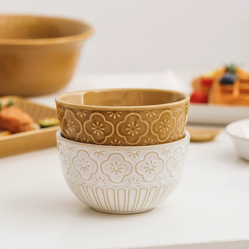 Ceramic retro tableware, set for home use, wholesale