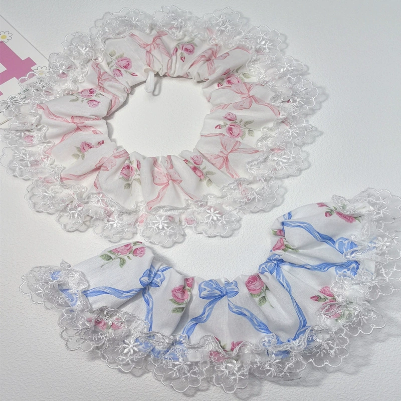 Весенний и летний новый стиль домашнее животное нагрудник шарф кружевной кошка собака рот полотенце для домашних животных