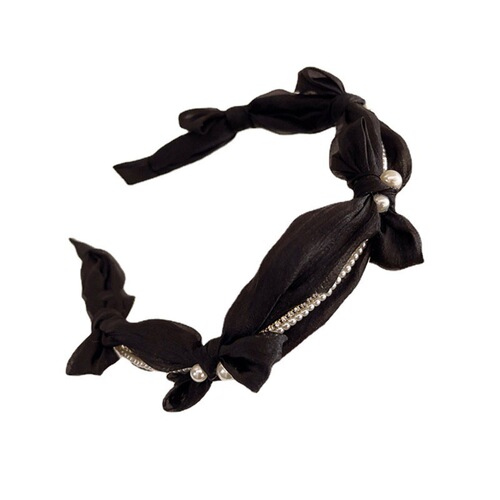 Korean-style minimalist high-end hairpin and headband for women,  new trendy elegant face-covering headband for outdoor use