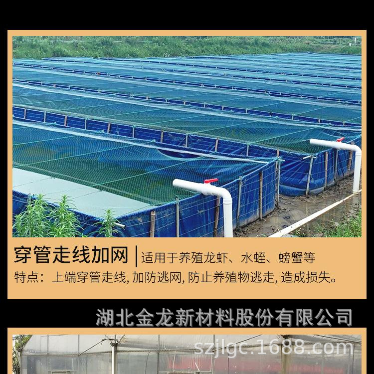 高密度大型加厚蓬布无味刀刮布水池帆布水池支架养殖可折叠移动式