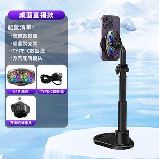 Live Radiator Bracket Combination Colorful Dazzle Light Atmosphere Lamp Magnetic Adsorption Dual Core Semiconductor Frozen Flat Plate Refrigerator