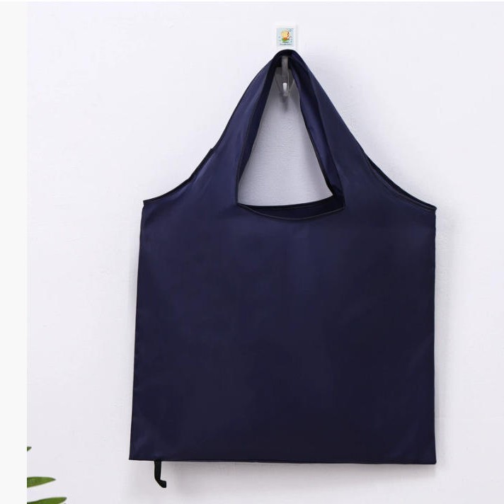 Bolsas de compras rectangulares de poliéster respetuosas con el medio ambiente plegables para recibir regalos promocionales de la comunidad publicitaria impresos en logo portátil