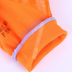 牛郎星P538半掛塗膠加厚橡膠手套塑膠皮防水耐磨防滑工地勞保手套