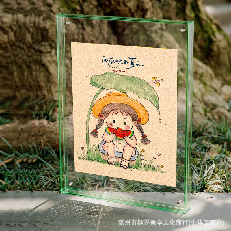Acrylic Transparent Photo Frame, Washed Photos Made into Photo Frames, Table Mounting, A4 Poster Frames, Wall Hanging Creative Ornaments Acrylic Transparent Photo Frame, Washed Photos Made into Photo Frames, Table Mounting, A4 Poster Frames, Wall Hanging Creative Ornaments