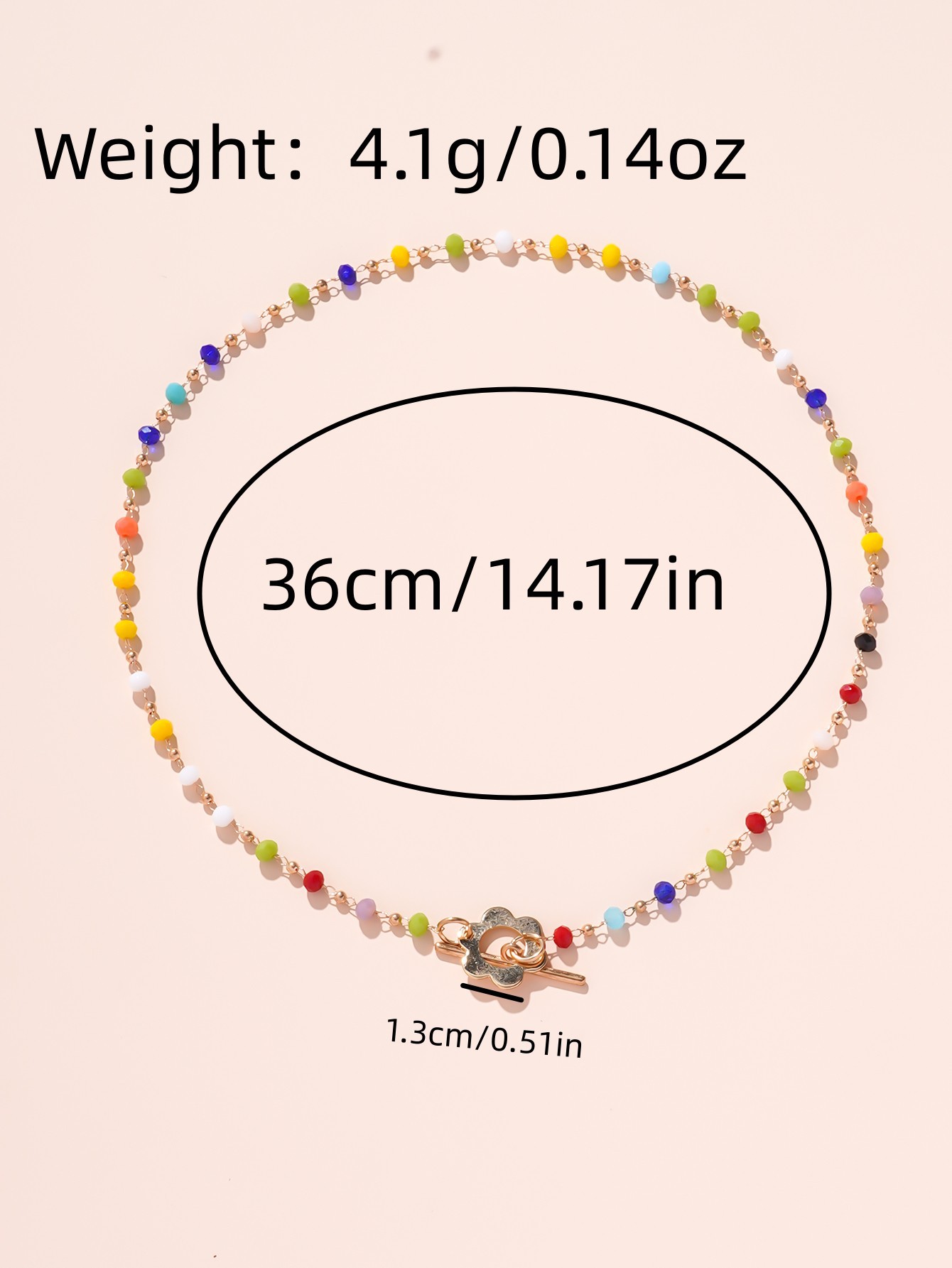 7g Weight OT Clasp Toggle Clasp Closure Clasp Closure Type Cute Simple Style Geometric Glass Copper OT Clasp Toggle Clasp Closure Choker Wholesale