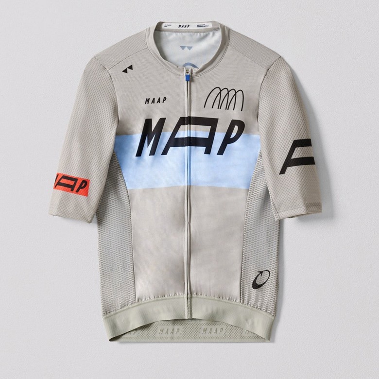 MAAP New Short-sleeved Cycling Clothing Spring and Summer Road Bike Cycling Clothing Men's and Women's Sunscreen Breathable Top Quick-drying Clothes