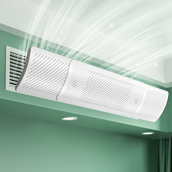 Central air conditioner wind deflector retractable wind deflector wind deflector wind deflector wind deflector wind shield anti-direct blowing hot and cold wind deflector