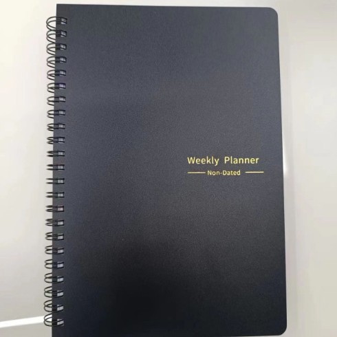 Transfronterizo A5 libro de bobina de inglés de alta apariencia de moda estudiante universitario libro de oficina ins estilo cuaderno artístico estilo fresco