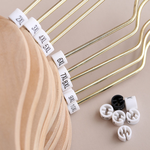 【】Size buckle color adult and child printed on both sides round clothing plastic hanger size tablets