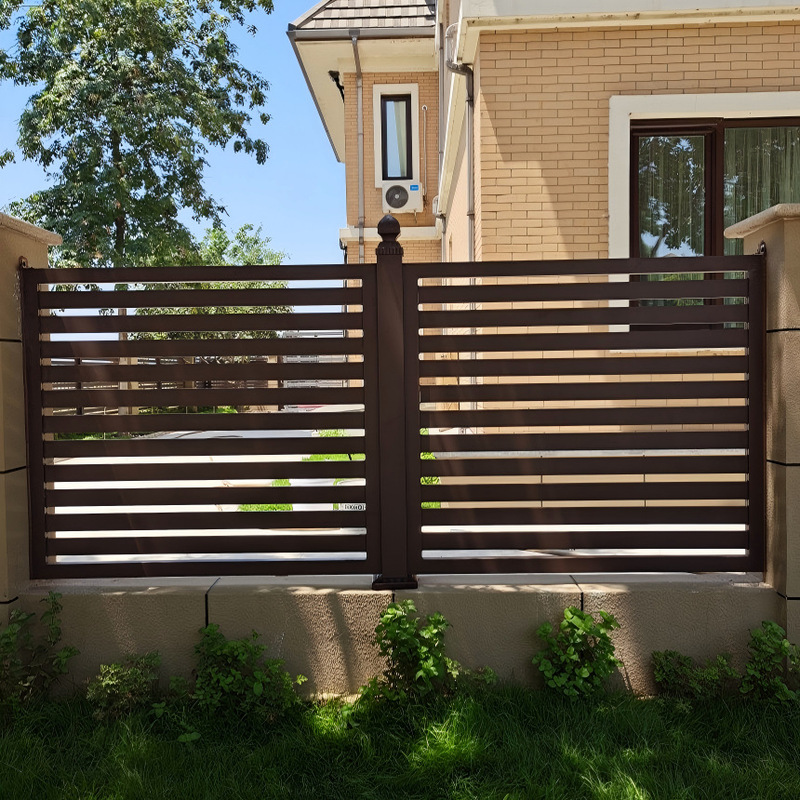Courtyard Fence Rural Self-Built House Small Yard Fence Fence Privacy Blocking Outdoor Villa Aluminum Alloy Guardrail Courtyard Fence Rural Self-Built House Small Yard Fence Fence Privacy Blocking Outdoor Villa Aluminum Alloy Guardrail