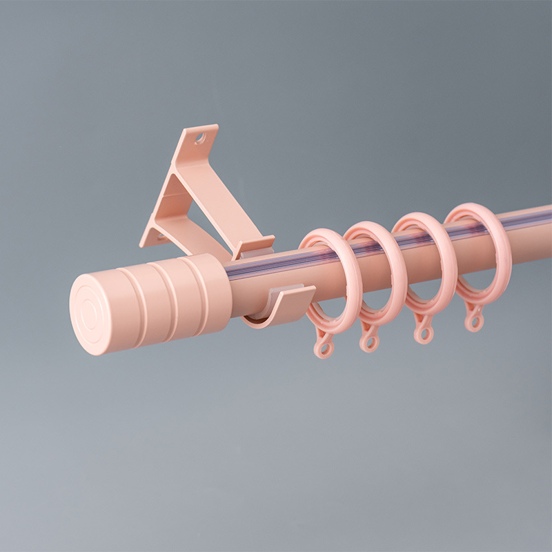 Moda gruesa de carga durable aleación de aluminio varilla romana de lujo cortina pista mudo Luz de lujo cortina varilla Romana