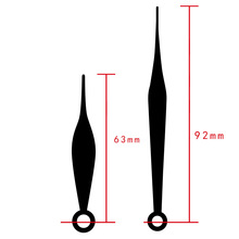 铝制指针挂钟表配件厂家批发diy长指针金属钟针可加铜套 厂家直发