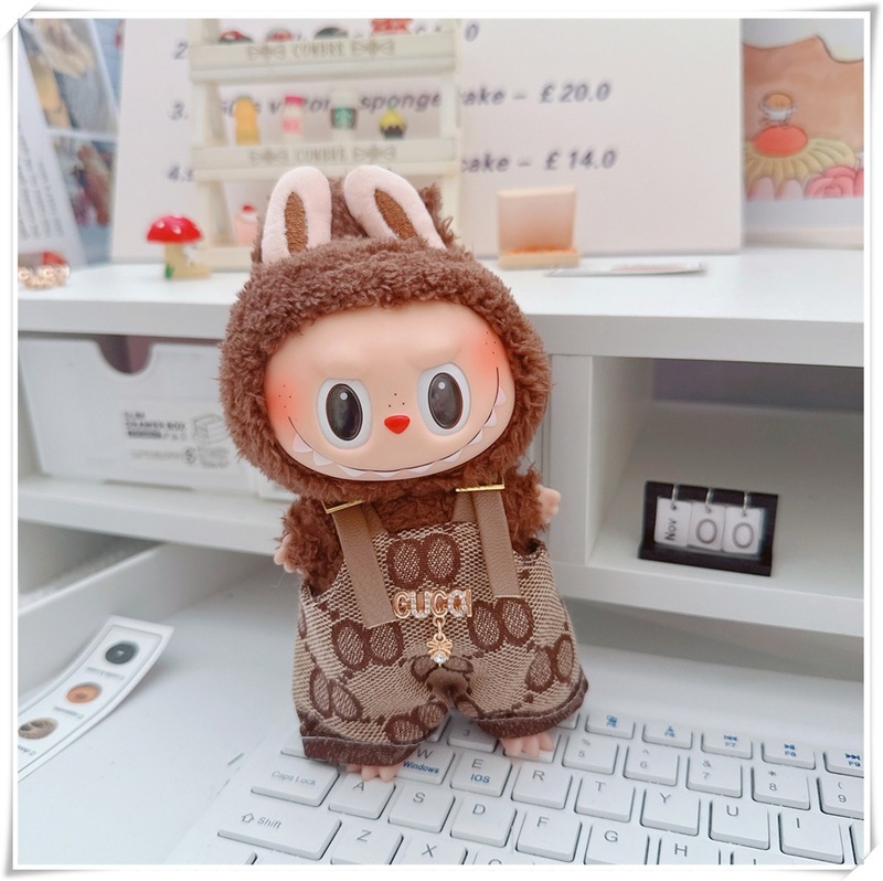 第一世代と第二世代のラブブ服ペンダント 17 センチメートルラブブ座りパーティーベビー服人形かわいいスーツ在庫あり|undefined