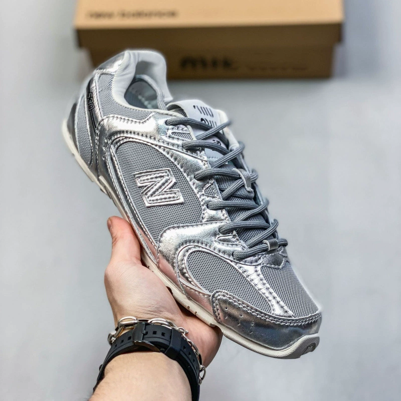 Беспримерно оригинальные NB530 Miu Deshu кроссовки из сетки, дышащие, универсальные, Forrest Gump стиль, женские ретро-кэжуальные спортивные беговые кроссовки
