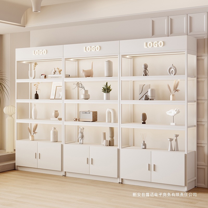 高端化妆品展示柜商用产品陈列货柜展架美容院彩妆护肤品柜台现货