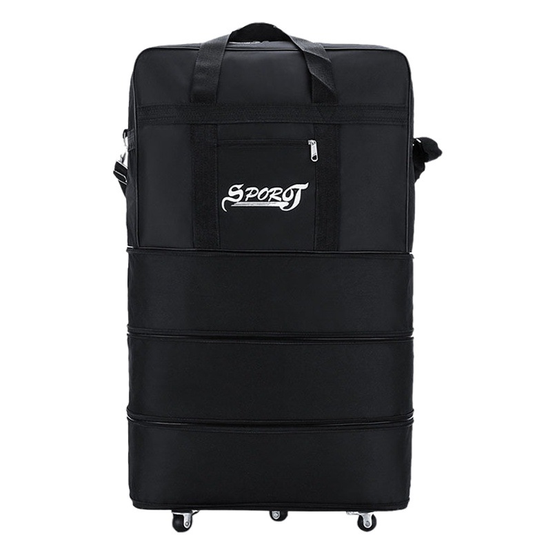 Maleta de viaje de 158 cm para equipaje de mano, resistente a la suciedad, duradera, plegable, con ruedas, ligera.