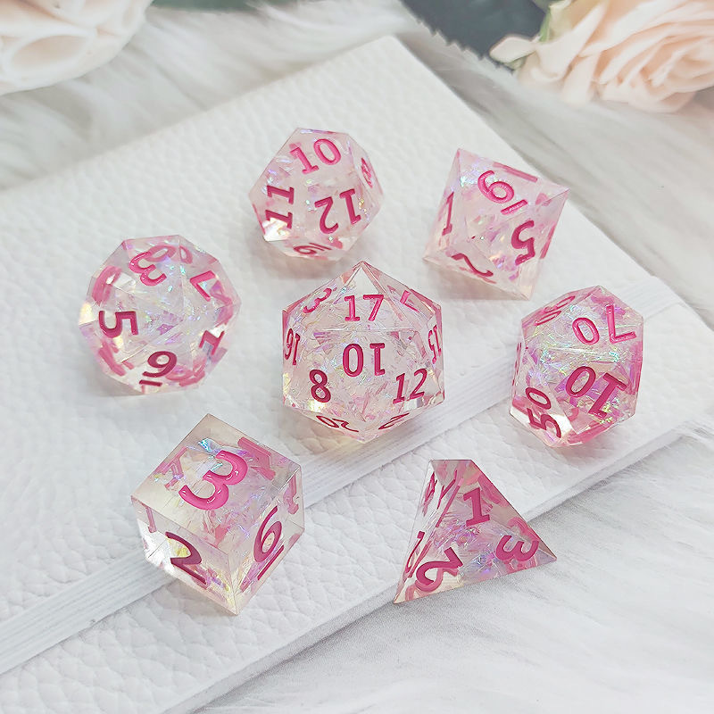 투명한 핑크색 글자