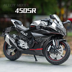 1:12 春のカエデ 450SR 合金オートバイモデルシミュレーションオートバイコレクション装飾品子供のおもちゃギフト卸売