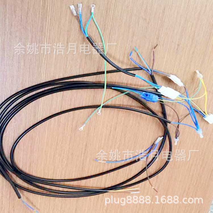 厂家供应冰柜啤酒柜线束refrigerator wiring harness冷柜电源线