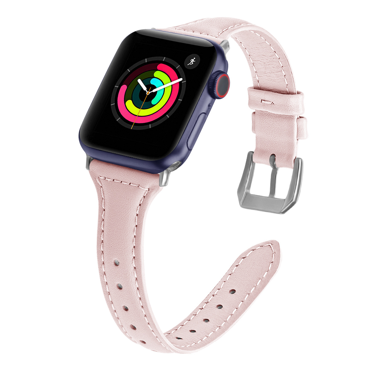【億企信】適用蘋果apple iwatch錶帶女生氣質真皮小蠻腰蘋果錶帶