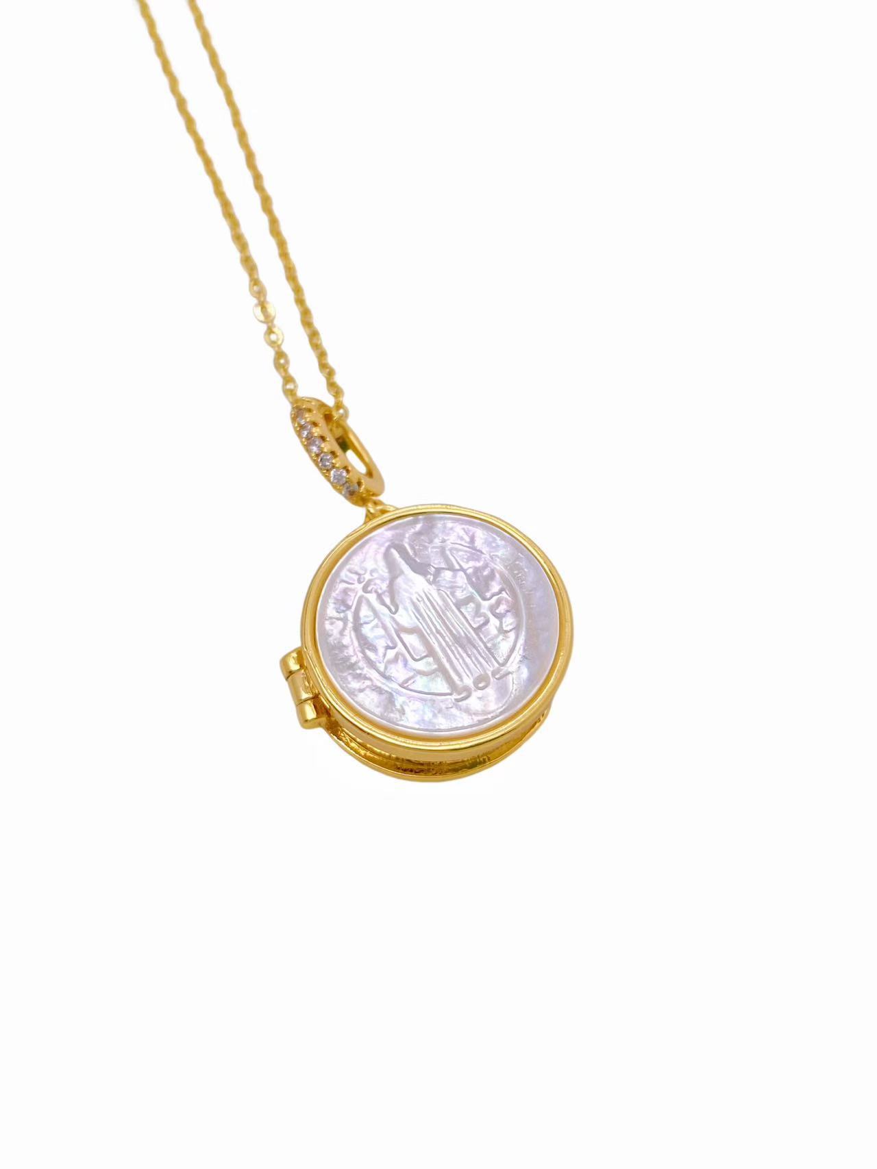 Human, Geometric Pattern All Seasons Season Wholesale Jewelry Elegant Vintage Style Human Geometric Copper Shell Plating Cable Chain Pendant Necklace