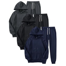 E 26351 Men's Hoodie Jogger Set ��ʿ������װ ŷ������羳