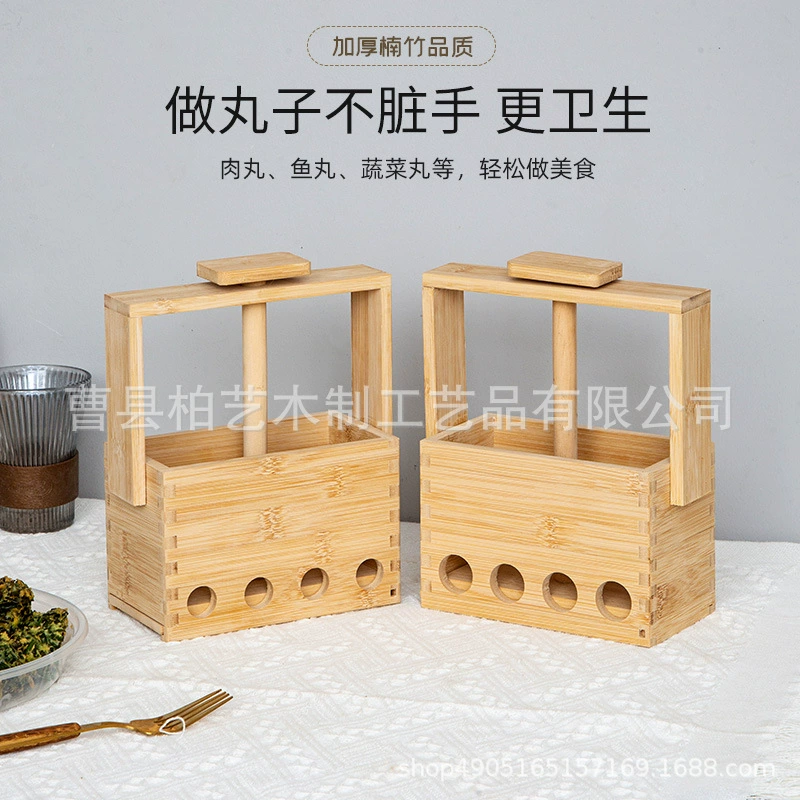Spot meatballs and fried meatballs artifact kitchen non-stick fish balls meatball maker tool mold manual pressing
