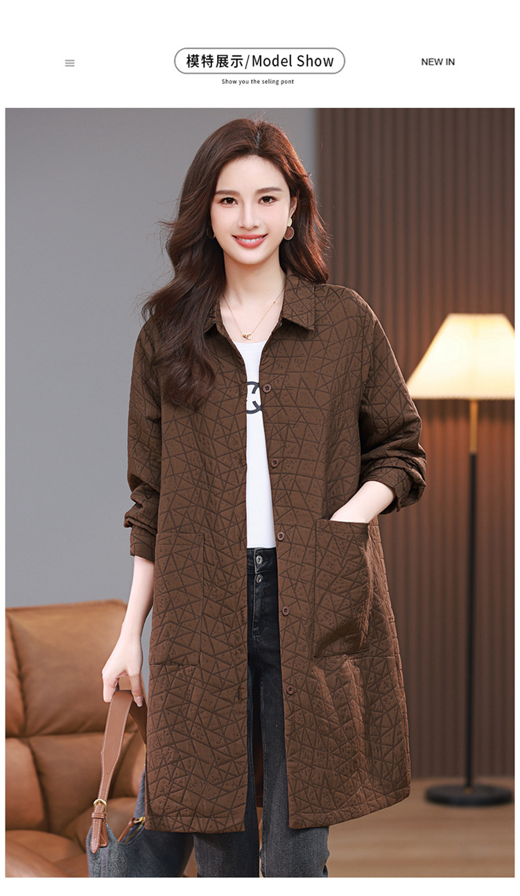 F0161 1440K ÁO KHOÁC NỮ SANTDN MÙA XUÂN THU ĐÔNG TRUNG NIÊN THỜI TRANG NỮ G04 SẢN PHẨM MỚI