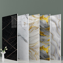 仿铝塑板墙纸自粘防水防潮墙面毛毡板厨房墙板仿大理石墙贴瓷砖贴