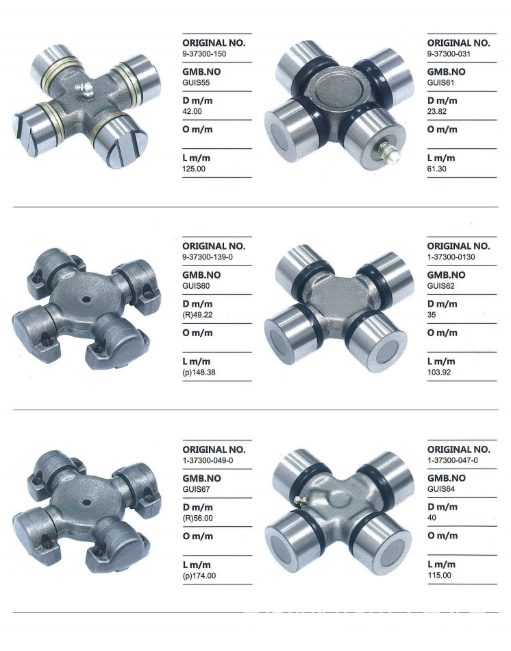 EQ140 universal joint cross shaft 39×118, cross bearing assembly for truck rotary tiller drive shaft