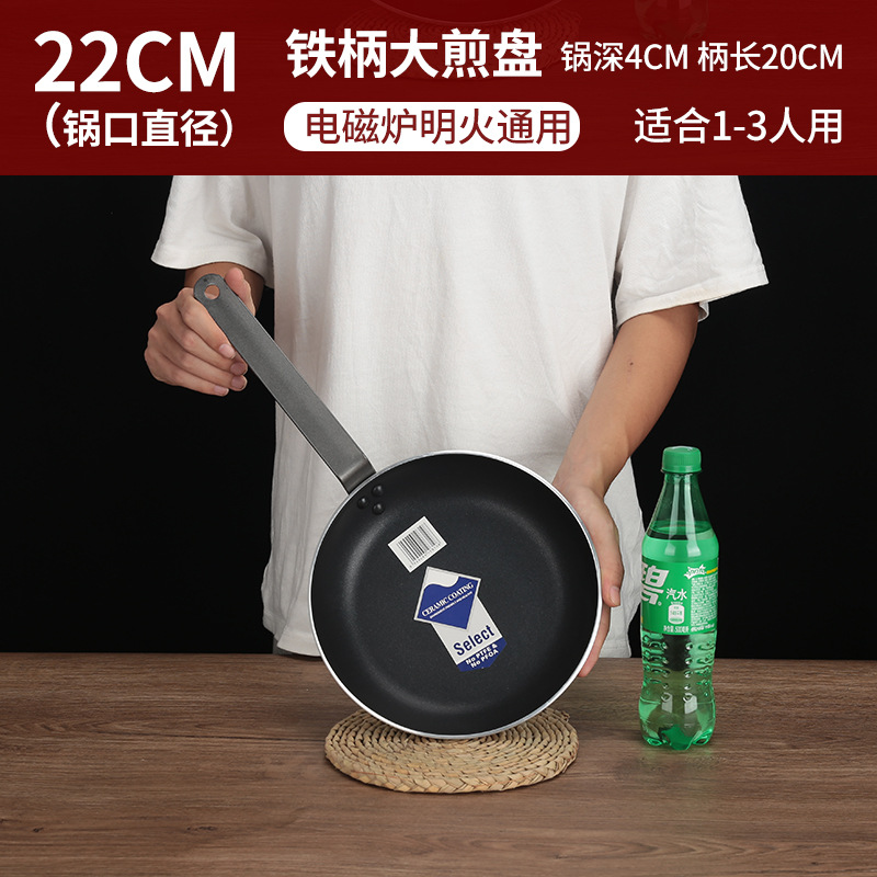 22cm 논스틱 프라이팬 [상업용 품질]