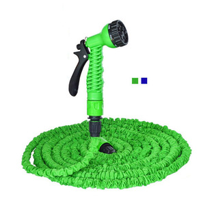 Household High-Pressure Car Wash Artifact Rubber 4-Point Soft Water Pipe Anti-Freeze 3 Times Telescopic Faucet Universal Docking Garden Pipe