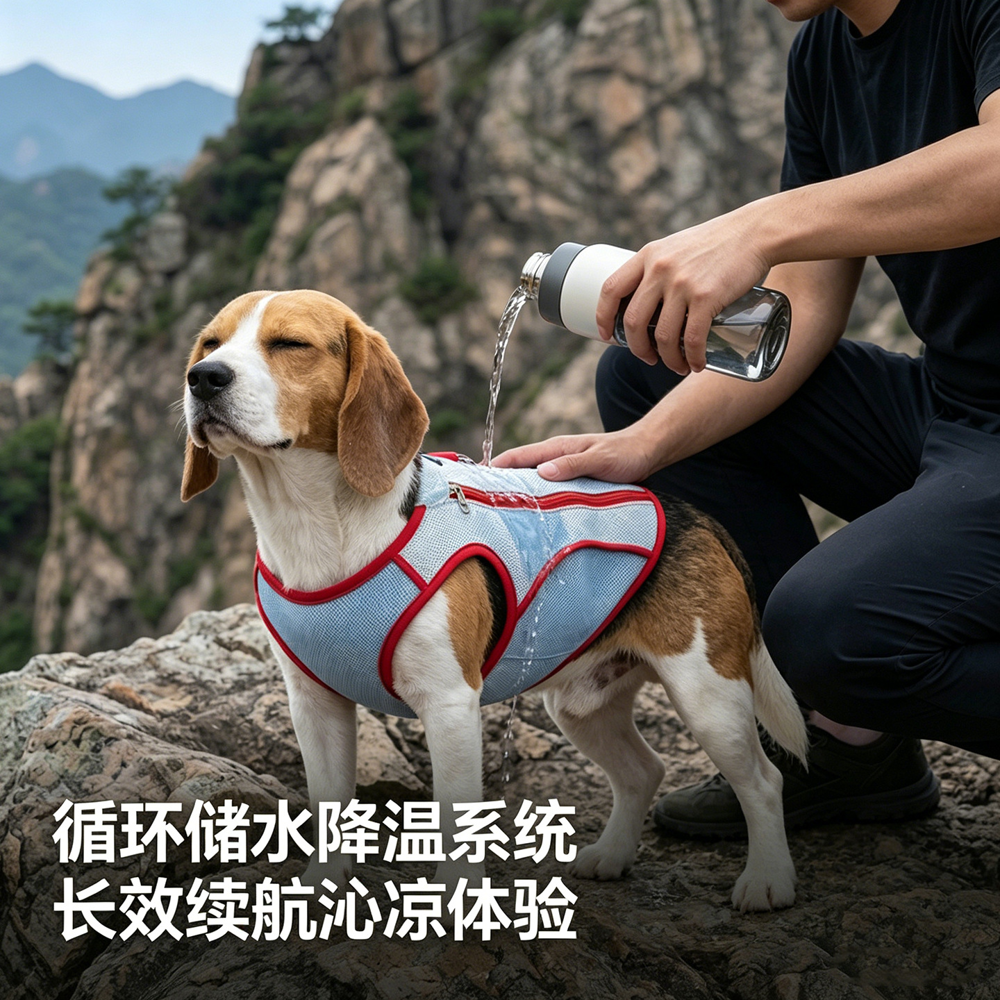 Verano color contrastante empalme refrigeración al aire libre chaleco de mascota ropa de protección solar perros pequeños y medianos ropa de perro gato